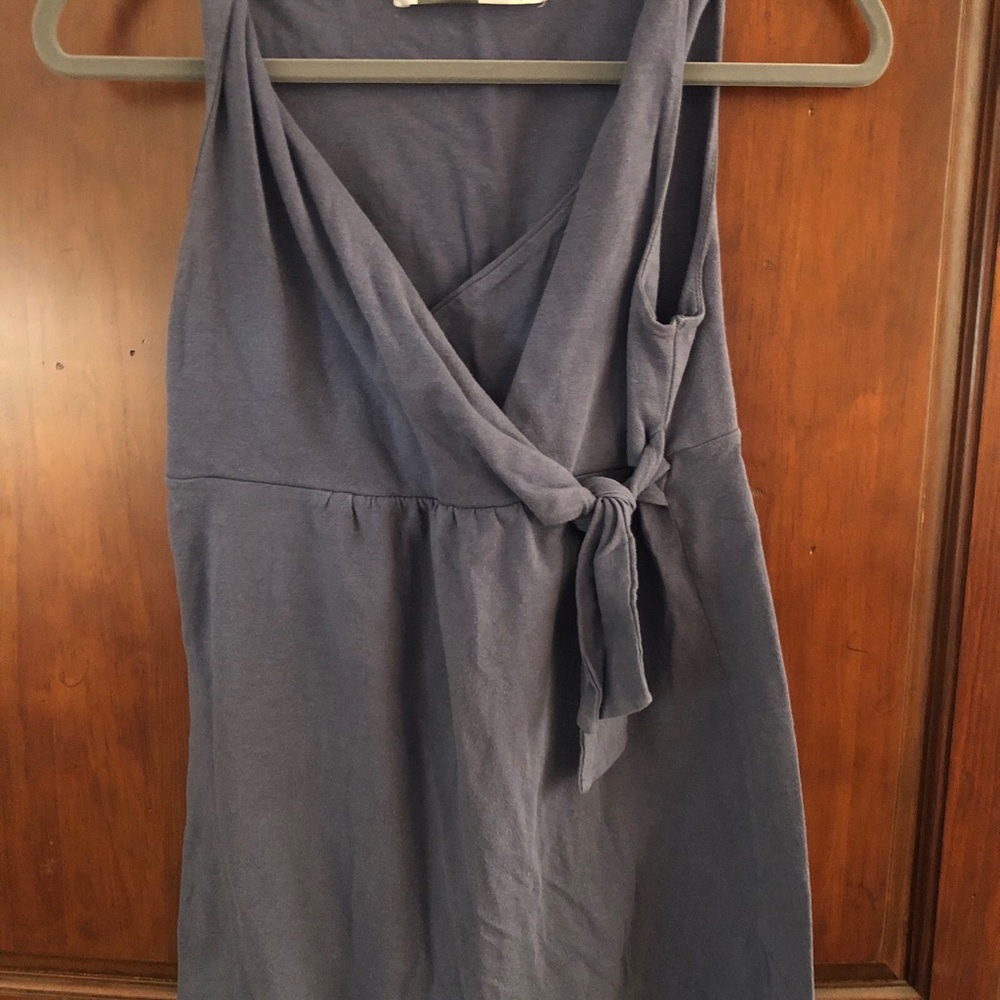 Athleta yoga top , Sz S. Blue-grey sleeveless
